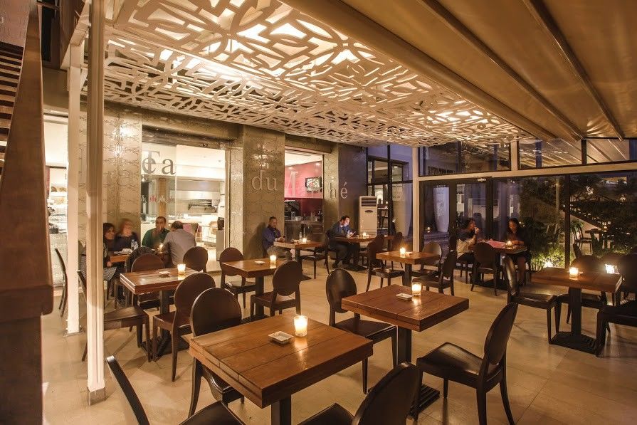 이베르나지 호텔 앤드 스파 마라케시 외부 사진 The interior of the restaurant